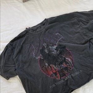 AC/DC Vintage Black and Purple Tee